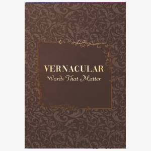 Vernacular (Audio book)